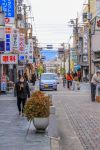 Scorcio di una strada della città di Nara con un'autonobile in transito (Giappone) - © dimakig / Shutterstock.com