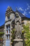 Scultura nel Castello di Rochefort en Terre, Francia