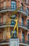 Una scultura su una strada nel centro di Flensburg, in Germania - © Markus Becker / Shutterstock.com