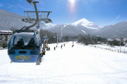 Impianti di risalita a Bansko in Bulgaria.