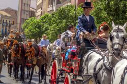 Imamgine dalla sfilata della Gran Fiesta del Verano, il principale appuntamento estivo del calendario di Malaga (Spagna)- © klublu / Shutterstock.com