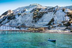 La cava di pomice e la spiaggia bianca di Lipari