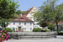 Il centro del villaggio di Salem in Germania (Baden Wurtterberg)