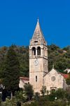 Una chiesa sull'isola di Sipan in Croazia