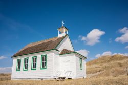La città fantasma di Dorothy, si trova a sud-est di Drumheller, stato dell'Alberta in Canada - © Chase Clausen / Shutterstock.com