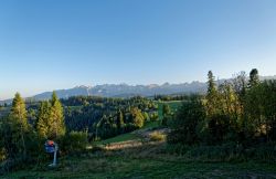 Parco Nazionale dei Monti Tatra non lontano da Bialka Tatrzanska in Polonia