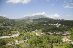 Le montagne che circondano Rivello in Basilicata