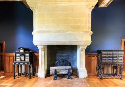 Particolare interno della fortezza di Azay-le-Rideau (Francia) - Essendo il Rinascimento il periodo in cui il castello ha preso vita, anche gli interni nonostante il passare degli anni e i successivi ...
