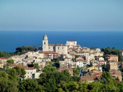 Sirolo, riviera del Conero: vista dall'alto ...