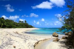 La siaggia di Maguana, nel Parque Nacional Alejandro de Humboldt. Provincia di Guantànamo, Cuba.