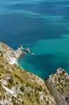 Spiaggia delle Due Sorelle a Sirolo, vista dall'alto