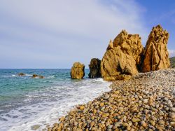 Spiaggia di Castel di Tusa in Sicilia