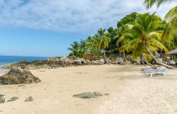 Una spiaggia di sabbia fine circondata dalle palme sull'isola di Nosy Komba (Nosy Ambariovato), Madagascar - foto © lenisecalleja.photography / Shutterstock.com
