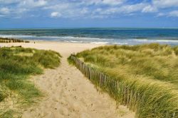 Spiaggia nei pressi di Ostenda, Belgio. Questa cittadina è famosa per il suo porto ma soprattutto per la sua lunga spiaggia di sabbia fine dorata, quasi mediterranea - © Tom Fakler ...