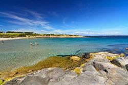 La spiaggia di la Bobba vicino a Carloforte, Isola di San Pietro in Sardegna