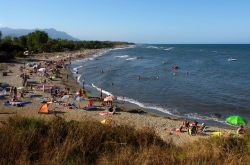 Spiaggia libera di Linguizzetta: siamo alla Marine de Bravone in Corsica