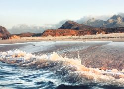 Spiaggia selvaggia nei dintorni di Shengjin in Albania