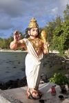 Statua di Lord Hanuman, divinità hindu, nel tempio di Mont Choisy, Mauritius (Africa)  - © Jan Krcmar / Shutterstock.com