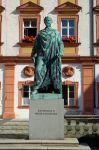 Statua di Massimiliano II° al vecchio castello di Bayreuth, Germania.
