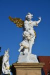 Statua di un santo nella chiesa dell'Assunzione a Memmelsdorf vicino a Bamberga, Baviera (Germania) - © photo20ast / Shutterstock.com