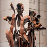 Statua in bronzo di Ermes e Dioniso nel distretto finanziario di San Francisco, California (USA). Realizzata da Arman, è nota anche come Monumento all'Analisi - © De Jongh Photography ...