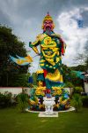 Statua in un tempio cinese ad Ang Thong,  Koh Samui in Thailandia