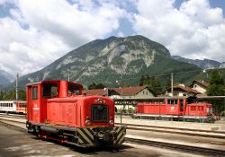 La stazione ferroviaria di Jenbach, Austria - la stazione ferroviaria di Jenbach è uno dei luoghi più caratteristici e più conosciuti di questa zona, grazia alla presenza ...