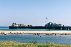 Stearns Wharf il molo più antico della California a Santa Barbara