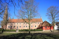 Storica abbazia di Odense sull'isola di Fionia, Danimarca.

