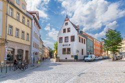 Una stradina con le tradizionali case della Turingia nel centro di Weimar, Germania - © Valery Rokhin / Shutterstock.com