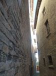 Stretto vicolo nel centro medievale di Urbino
