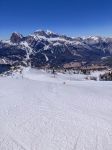 Sulle piste da sci al Faloria: la pista Tondi a Cortina d'Ampezzo  - © OMNIA Relations / Martina De Biasi