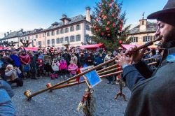 Suonatori di corno a Santa Maria Maggiore in Piemonte