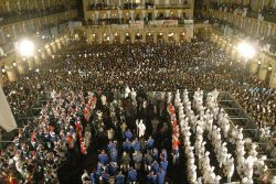 Tamborrada, il festival dei tamburi a San Sebastiano in Spagna.