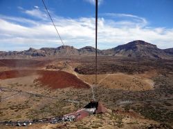 Il teleferico è il modo più rapido per raggiungere quota 3.500 metri del vulcano El Teide (Tenerife, Canarie).