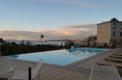 Il buongiorno di Ajaccio dalla terrazza dell'hotel ...