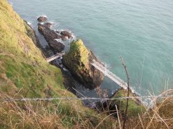 The Gobbins il sentiero dell'Irlanda recentemente ristrutturato sulla penisola di Islandmagee vicino a Larne - © media.ireland.com