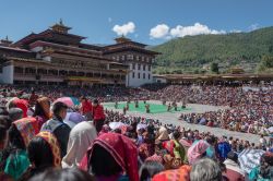 Il festival Thimphu Tshechu è uno dei più importanti di tutto il Bhutan - © s_jakkarin / Shutterstock.com