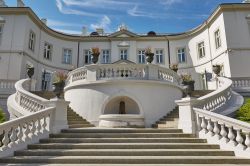 Tiskeviciai Palace, sede dell'Amber Museum e del giardino botanico di Palanga, Lituania. Fra i simboli del paese, questo palazzo offre una splendida vista sul mare dalle finestre del secondo ...