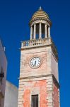 La Torre dell'Orologio in centro a Noci in Puglia: è il simbolo della città