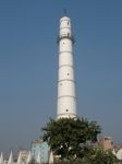 Torre di Bhimsen a Kathmandu, Nepal. Una bella immagine della torre di nove piani simile a un minareto andata purtroppo distrutta nel terremoto del 2015 - © Om Prakash Yadav / Shutterstock.com ...