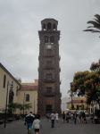 La torre dell'Iglesia de Nuestra Senora de la Concepciòn, la prima chiesa dell'isola di Tenerife (Canarie).