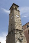 Torre medievale nel centro di Amatrice, Lazio