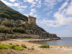 Torre Paola sul promontorio del Circeo, comune di Sabaudia, Lazio