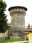 La Torre rotonda di Mura, nota anche come "Torrione", a Palazzolo sull'Oglio (Brescia)  - © Lukidd / Wikipedia