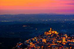 Tramonto a Palombara Sabina nel Lazio