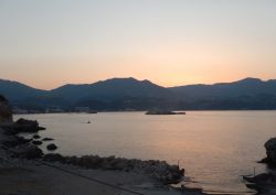 Tramonto a Pigadia spiaggia Karpathos Dodecaneso