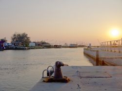Tramonto in estate visto da Porto Garibaldi, Lidi di Comacchio