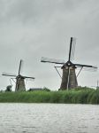 Un canale ad Kinderdijk, sito Unesco in Olanda.  