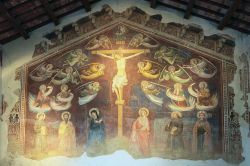 Un affresco presso l'Oratorio di San Bartolomeo a Citta della Pieve in Umbria